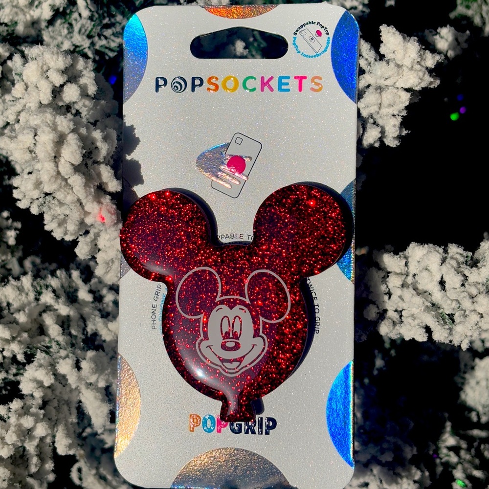 Red Mickey Balloon PopSocket